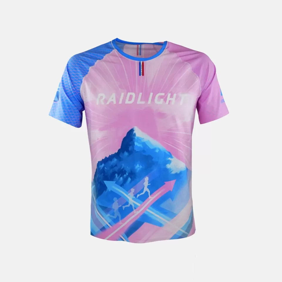 Maillots De Trail | Raidlight LAZER ECODRY Bluepink