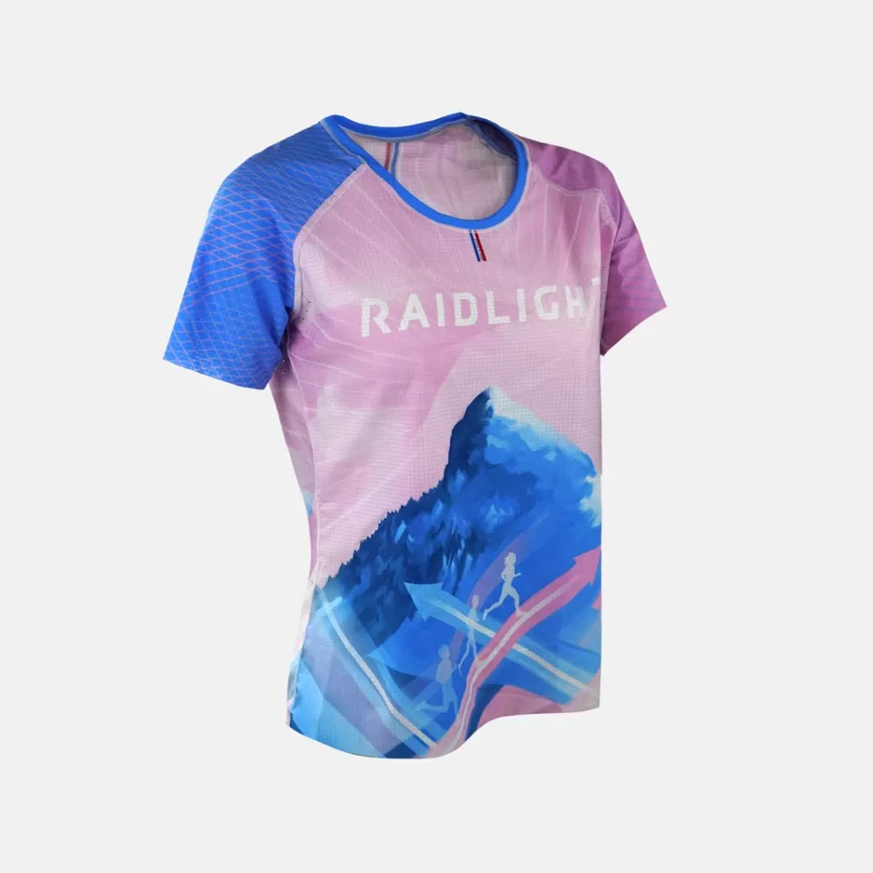 Maillots De Trail | Raidlight LAZER ECODRY Bluepink