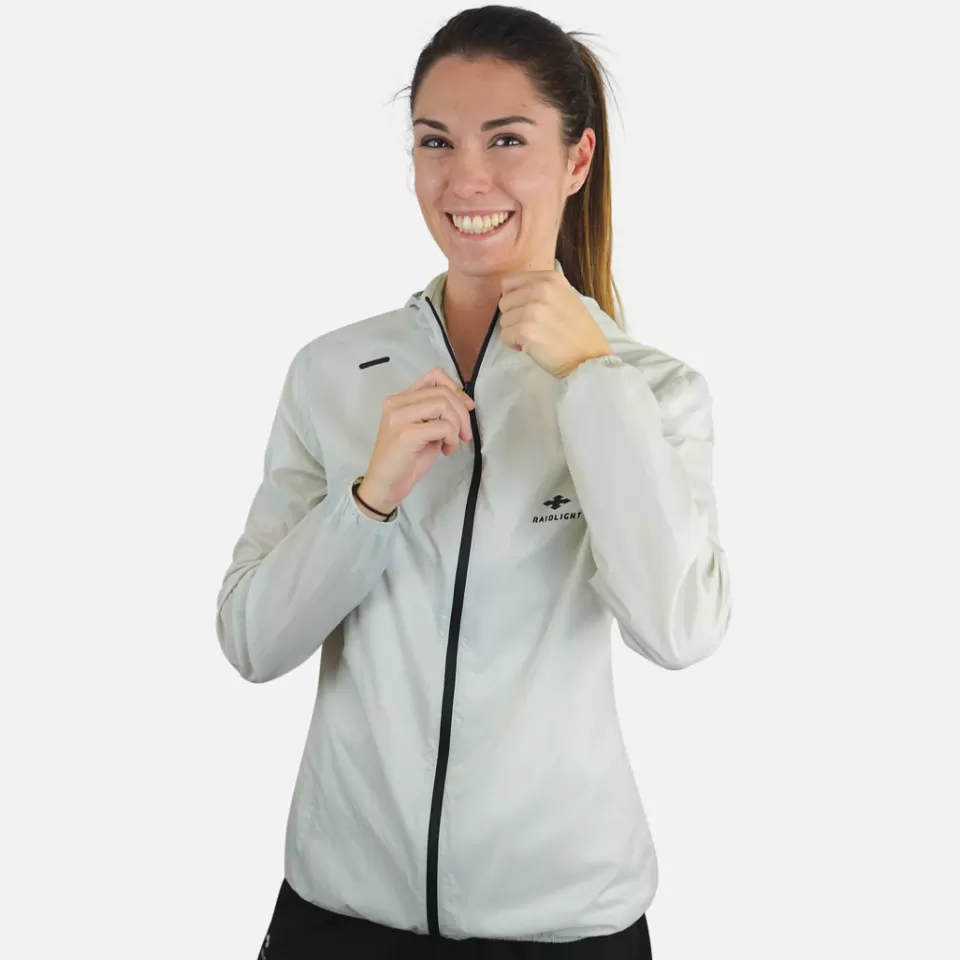 Vestes De Trail | Raidlight ULTRALIGHT WINDPROOF Lightgrey